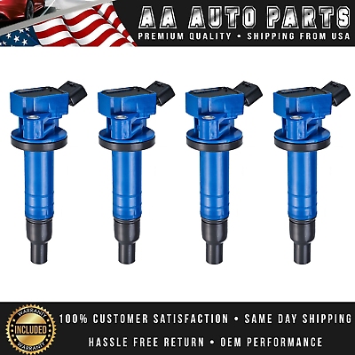 Set of 4 High Performance Ignition Coil For Toyota Corolla Matrix Celica UF247 $64.15