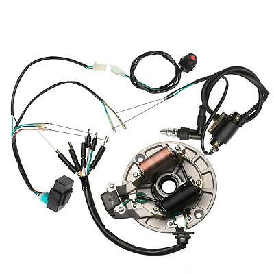 Electric Wiring Harness Wire Loom CDI Stator Replace Kit Fits ATV Quad 50 125CC $32.90