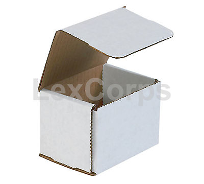 #ad White Corrugated Mailers MANY SIZES 50 100 200 Shipping Boxes $30.99