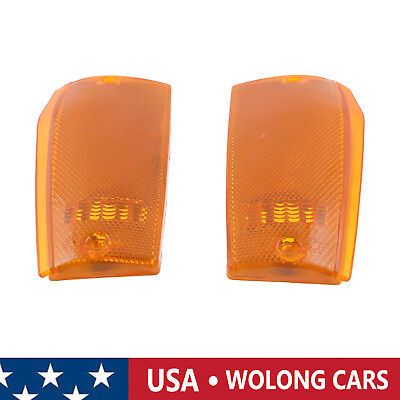 #ad 2 x Front Corner Light Side Marker Lamp Fit for Jeep Cherokee Comanche Wagoneer $21.03