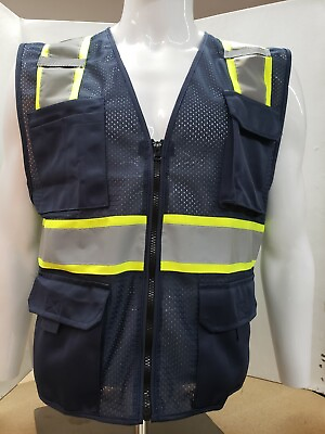#ad Class 2 High Visibility Reflective Safety Vest X Small 5XL $14.99