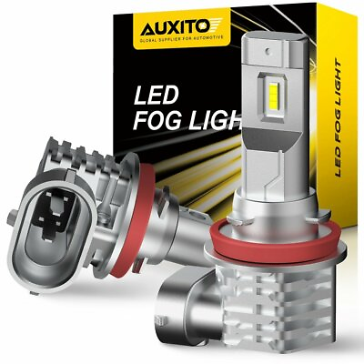 #ad Auxito LED Fog Driving Light H11 H16 H8 6000K Super Bright White Bulbs Fanless A $18.99