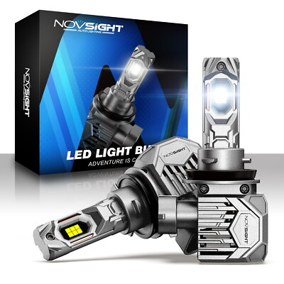 #ad NOVSIGHT 130W 30000LM H11 LED Headlight Bulbs Kit Hi Low Beam 6500k Super White $36.59
