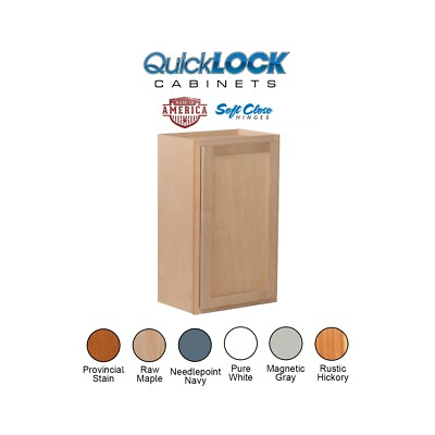 #ad Quicklock RTA Winding River Collection 30quot; Wall Cabinets Engineered Wood $106.99