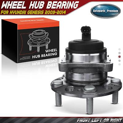 #ad #ad Front Left or Right Wheel Hub Bearing Assembly for Hyundai Genesis 2009 16 Equus $46.99