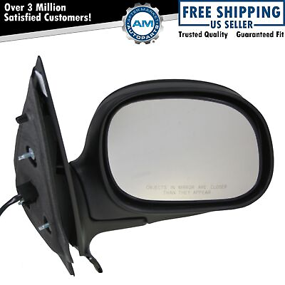 #ad Power Flat Black Cap Mirror Right Side for Ford Expedition Pickup Truck F150 $38.34