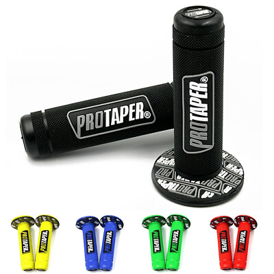 #ad 7 8quot; 1quot; Motorcycle Handlebar Grips Rubber For Yamaha WR250 WR450F YZ125 YZ250 $9.99