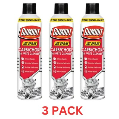 #ad Gumout Carb And Choke Carburetor Cleaner 14 Oz. Engine Parts Spray 3 pack $13.79