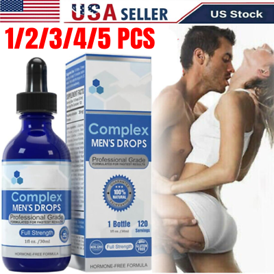 #ad 1 2 3 5X Nexusbio Labs Complex Men#x27;s Drops Secret Drops For Strong Men 30ML $13.99
