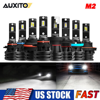 #ad AUXITO 9005 9006 H11 H7 H8 H4 9012 LED Headlight Bulb 200% Brighter M2 Serie EAG $28.11