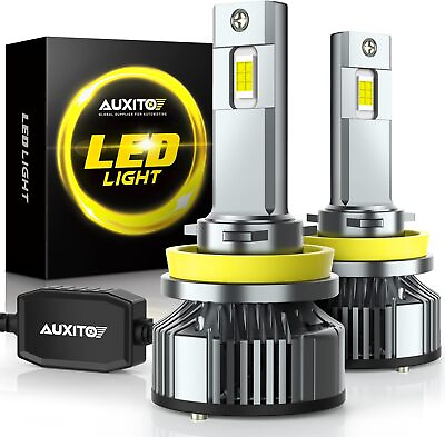 #ad AUXITO H11 LED Bulbs 120W 24000LM Per Set 900% Brighter 6500K Cool White $104.45