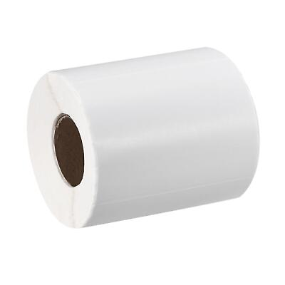 #ad Direct Thermal Labels Coated Paper 4x3 Inch in 1 Row White 500 Labels 1 Roll $30.81