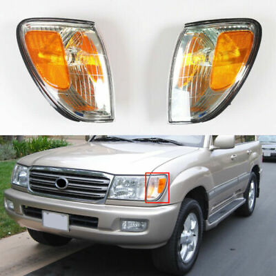 #ad A pair Front Turn Signal Light Corner Lamp Fit For Toyota Land CruIser 98 07 $78.99