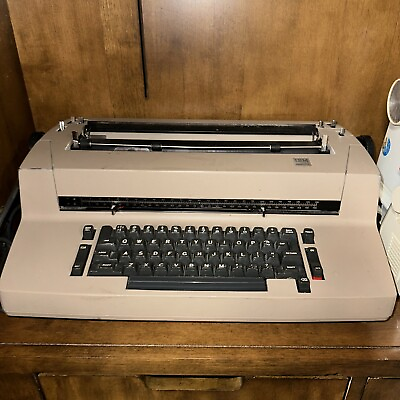 #ad Vintage Tan Brown IBM SELECTRIC II 2 Electric Typewriter One Owner As Is $350.00