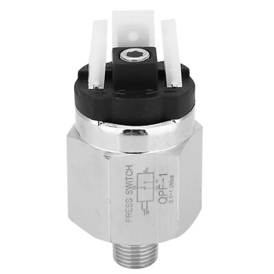 #ad Portable Adjustable Pressure Switch G1 8in NC NO 0.1 1Mpa Switch AC220V 48VAC DC $12.44