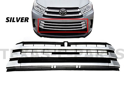 #ad New Fits 2017 2018 2019 Toyota Highlander Grille Front Lower Grille W Tow Covers $139.20