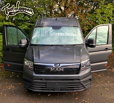 #ad NEW VW Crafter 2017 Camper Van Motorhome Thermal Screen Silver Blinds insulate GBP 73.00