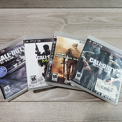 #ad Call Of Duty Game Bundle Lot 4 Games Playstation 3 PS3 Black Ops Modern Warfare $24.99