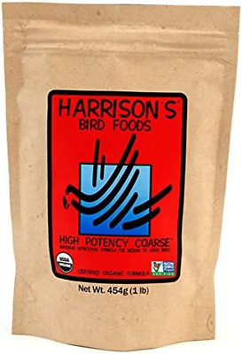 #ad Harrison#x27;S Bird Foods High Potency Coarse 1Lb Certified Organic Formula $26.94