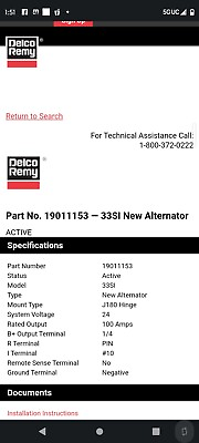 #ad Delco 24v alternator and starter $400.00