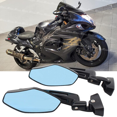 #ad Motorcycle Rearview Side Racing Mirrors For Suzuki GSX1300R Hayabusa 1999 2023 $39.03