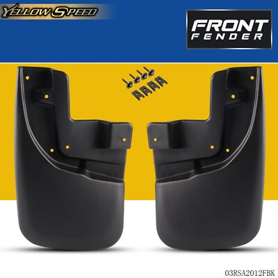 #ad 2pcs Fit For 05 15 Toyota Tacoma Front Molded Mud Flaps Splash Guards Mudguard $21.85