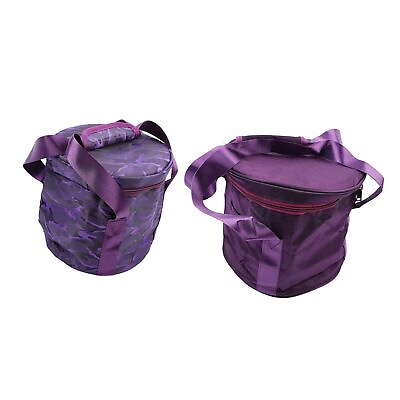 #ad Music Bowl Storage Bag Crystal Singing Bowl Carrying Case With 2 External Po ANA $44.86