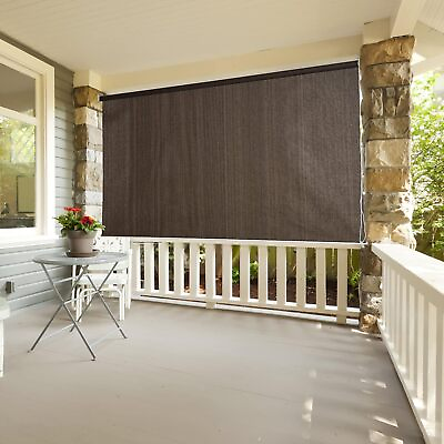 #ad NEW Light Filtering UV Protection Interior Exterior Roll up Shade Outdoor Patio $55.99