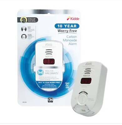 #ad #ad Kidde10 Year Worry Free Plug In Carbon Monoxide Detector with Battery Backup $45.50