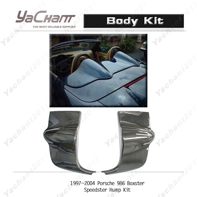 Carbon Glossy Auto Speedster Hump Kit 2pcs For 1997 2004 Porsche 986 Boxster $521.55