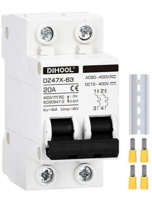 #ad AC DC400V Solar Circuit Breaker 16Amp 125Amp PV Isolator Disconnect Switch $18.50
