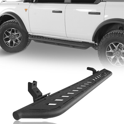 #ad 2x Side Step Nerf Bars Running Boards Textured Fit 2021 2023 Ford Bronco 4 Door $329.99