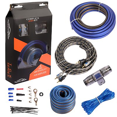 #ad TOPSTRONGGEAR 8 Gauge Complete Amp Kit True 8 AWG Amplifier Subwoofer Install... $35.06
