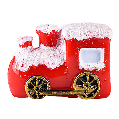 #ad Resin Figurines Vintage Style Portable Santa Christmas Tree Mini Figurines Resin $7.91
