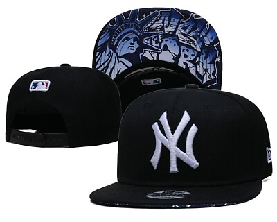#ad New York Yankees Snapback Hat Flat Brim 4 Colors $20.00