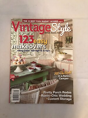 #ad Country Almanac #222 Vintage Style Spring 2017 123 easy makeovers $11.99