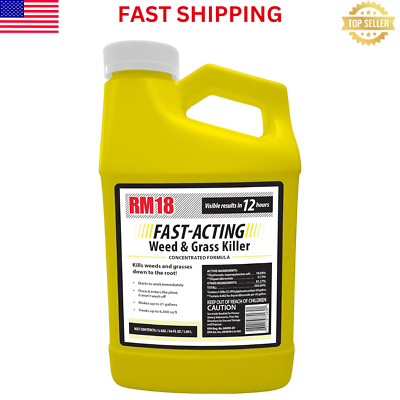 #ad RM18 Fast Acting Weed and Grass Killer 64oz $37.89