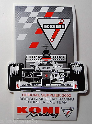 #ad Promotional Stickers Koni Racing BAR British American F1 Team 2000 Motorsport $13.17