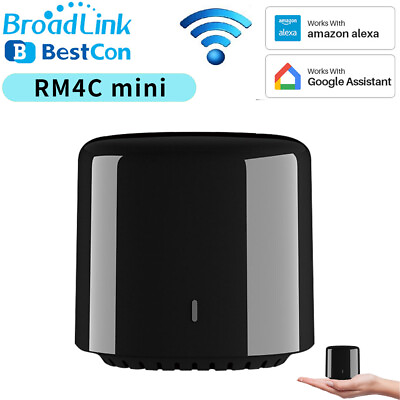 #ad BroadLink BestCon RM4C Mini IR Black Bean Universal WIFI Remote Controller S1V2 $13.98