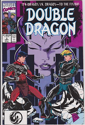 #ad Double Dragon Issue #3 Comic Book. Video Game. Dwayne McDuffie.Martial Arts.1991 $2.99