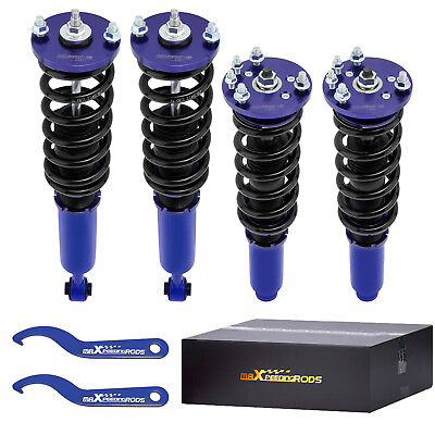 #ad Coilovers Suspension Kit For Honda Accord 2003 2004 2005 2006 2007 Height Adj. $198.00