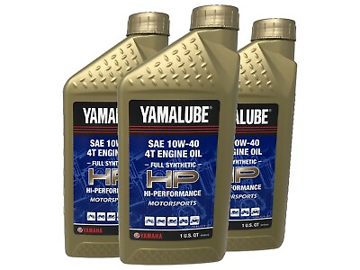 #ad Yamaha Genuine OEM Yamalube Full Synthetic 10W 40 Oil LUB 10W40 FS 12 3 Pack $47.99