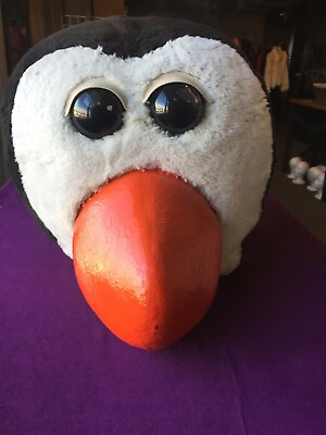 #ad Cute Penguin Mascot Head Funny Halloween Costume Party Christmas Winter $50.00