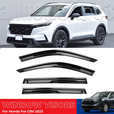 #ad 4Pcs Window Visors Vent Shade Deflector Rain Guards for Honda CR V CRV 2023 2024 $25.95
