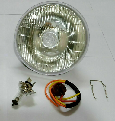 #ad FITS Lucas 700 Headlight 7quot;INCH 12V Conversion Lamp H4 Halogen Bulb 3 Pin Holder $34.10