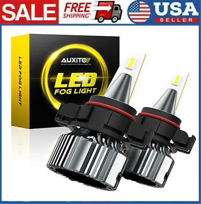 #ad 2pc 5202 LED Fog Light Bulbs For Chevy Silverado 1500 2500HD 2007 2015 6500K 28W $21.99