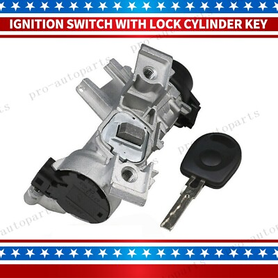 #ad Ignition Switch Steering Lock Cylinder Key Assembly 1K0905851B FIT VW for Audi $28.67