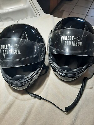 #ad Pair Harley Davidson Motorcycle Helmets XL System X Flip Up Face Full Jamp;M Sy $495.00