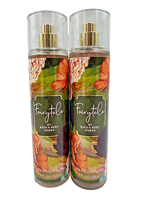 #ad Bath amp; Body Works LOT 2 Fairytale Fine Fragrance Mist 8 oz Vanilla Amber Nectar $20.89