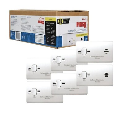 #ad #ad Kidde Firex Battery Operated Carbon Monoxide Detector 6 PACK NEW $69.99